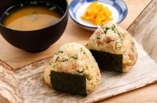 豚丼風 天かすおにぎり-1