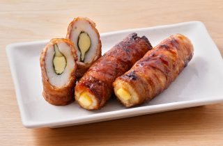 ちくわのチーズ入り肉巻き-1