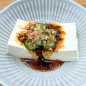 冷奴のニラだれがけ